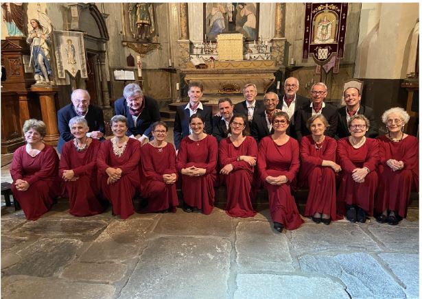 photo du choeur Kamerton dans l'église de Saint-Grégoire