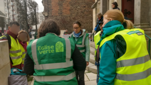 Les volontaires pour le ramassage des déchets