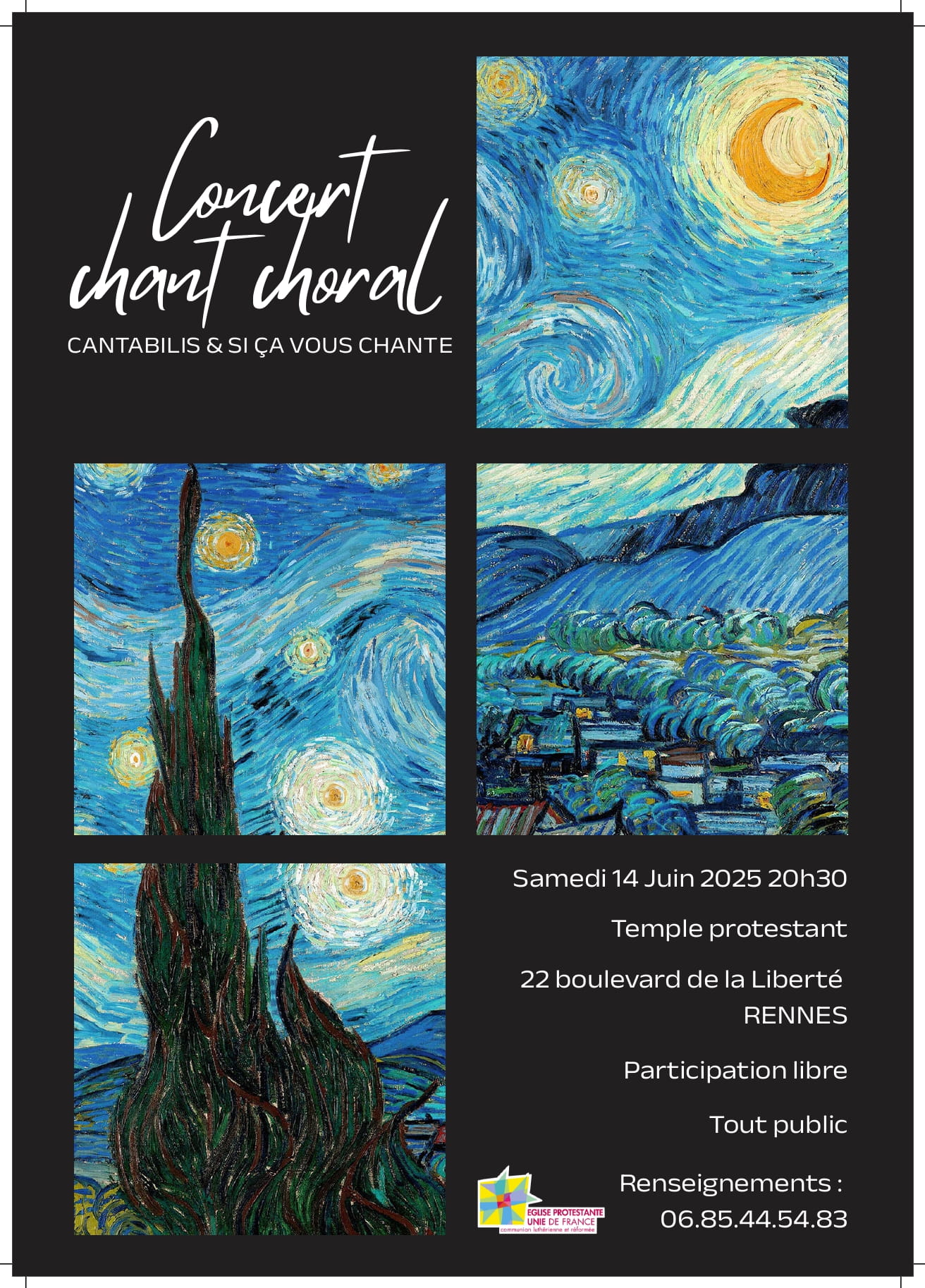Affiche du concert