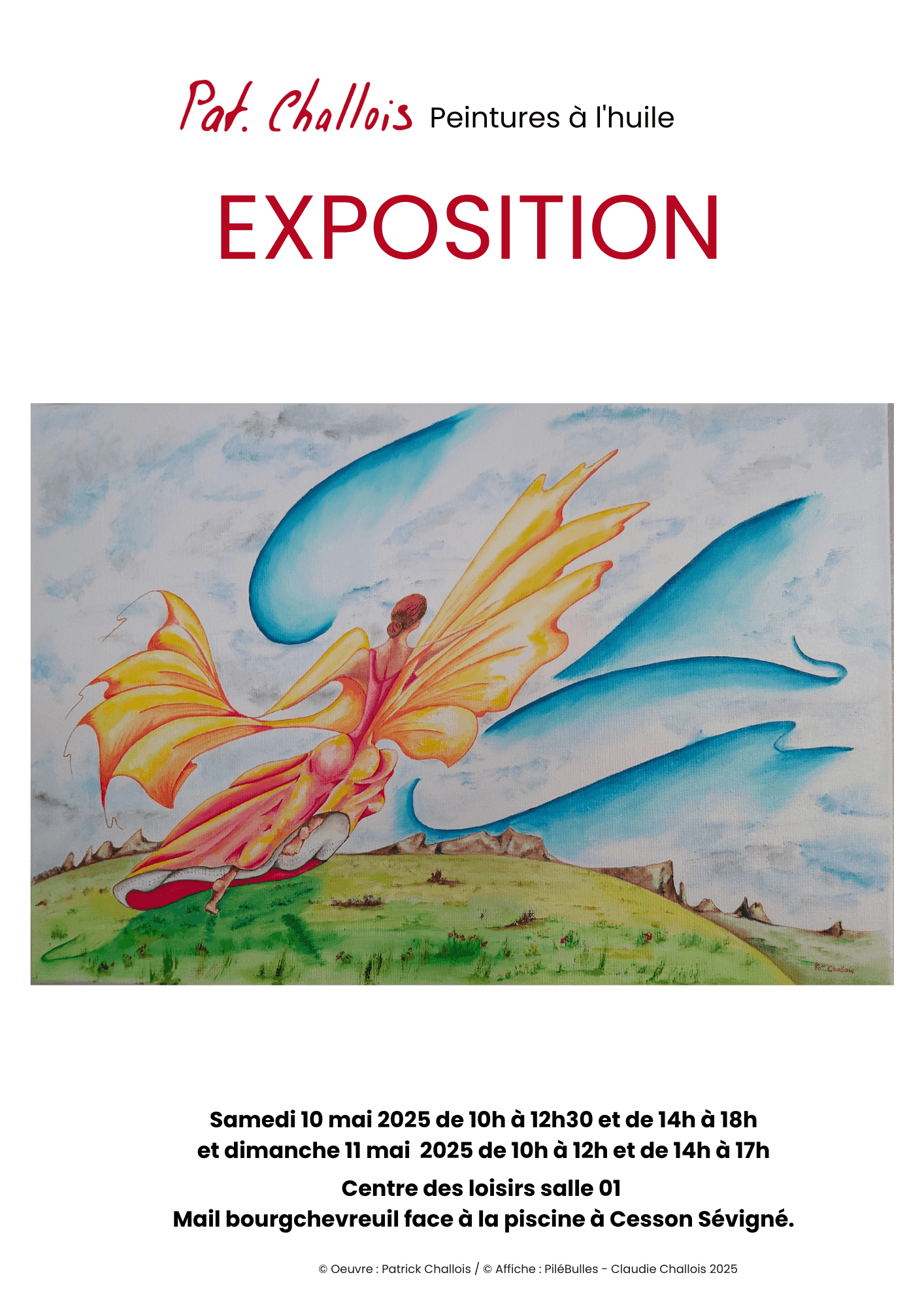 Affiche de l'exposition de peinture