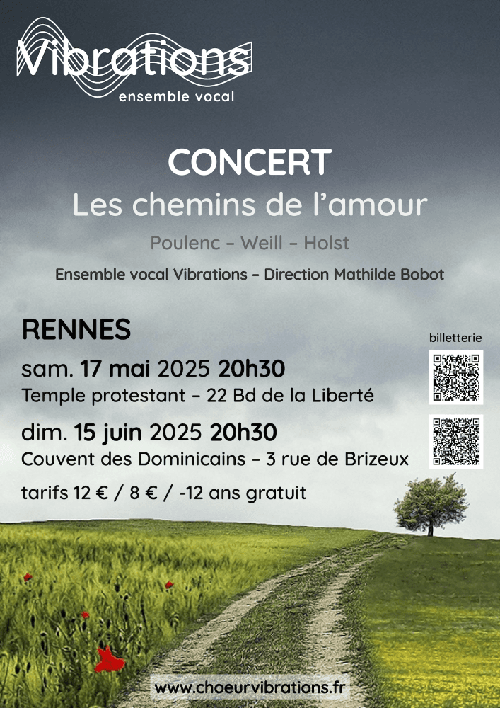 Affiche du concert