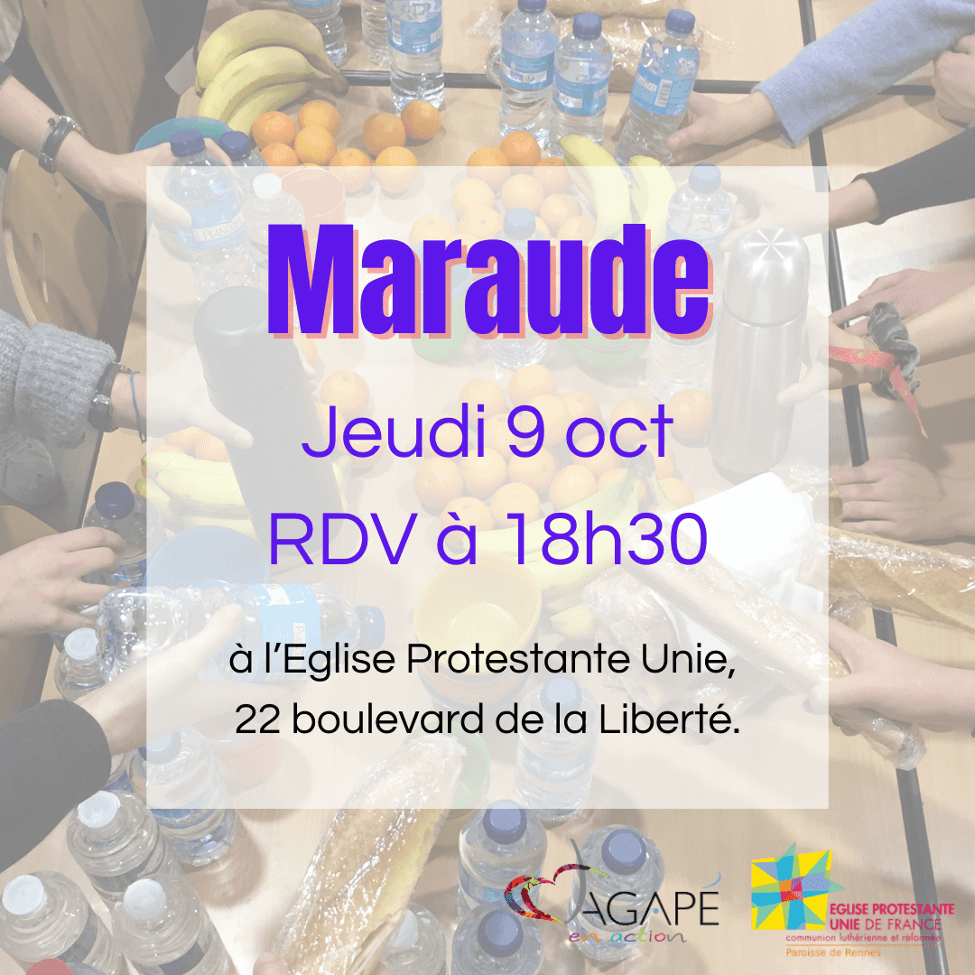 Affiche maraude Agapé