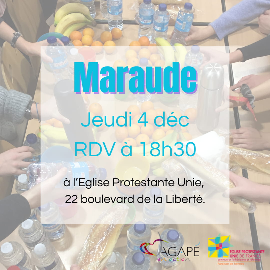 Affiche maraude du 4 décembre