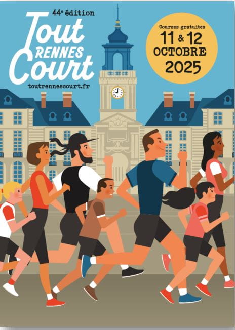Affiche de la 44eme édition de Tout Rennes court