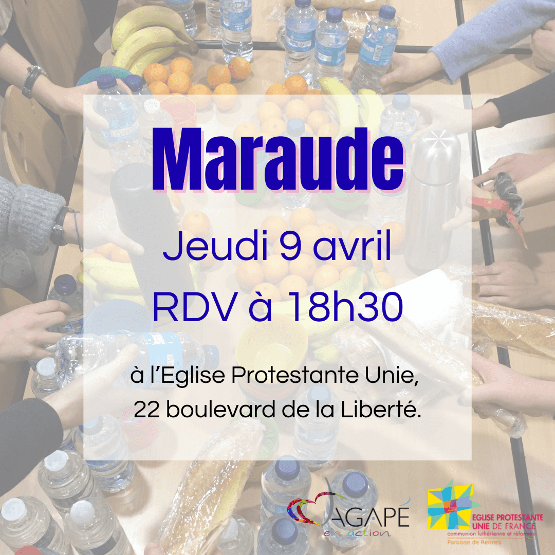 Affiche maraude Agapé