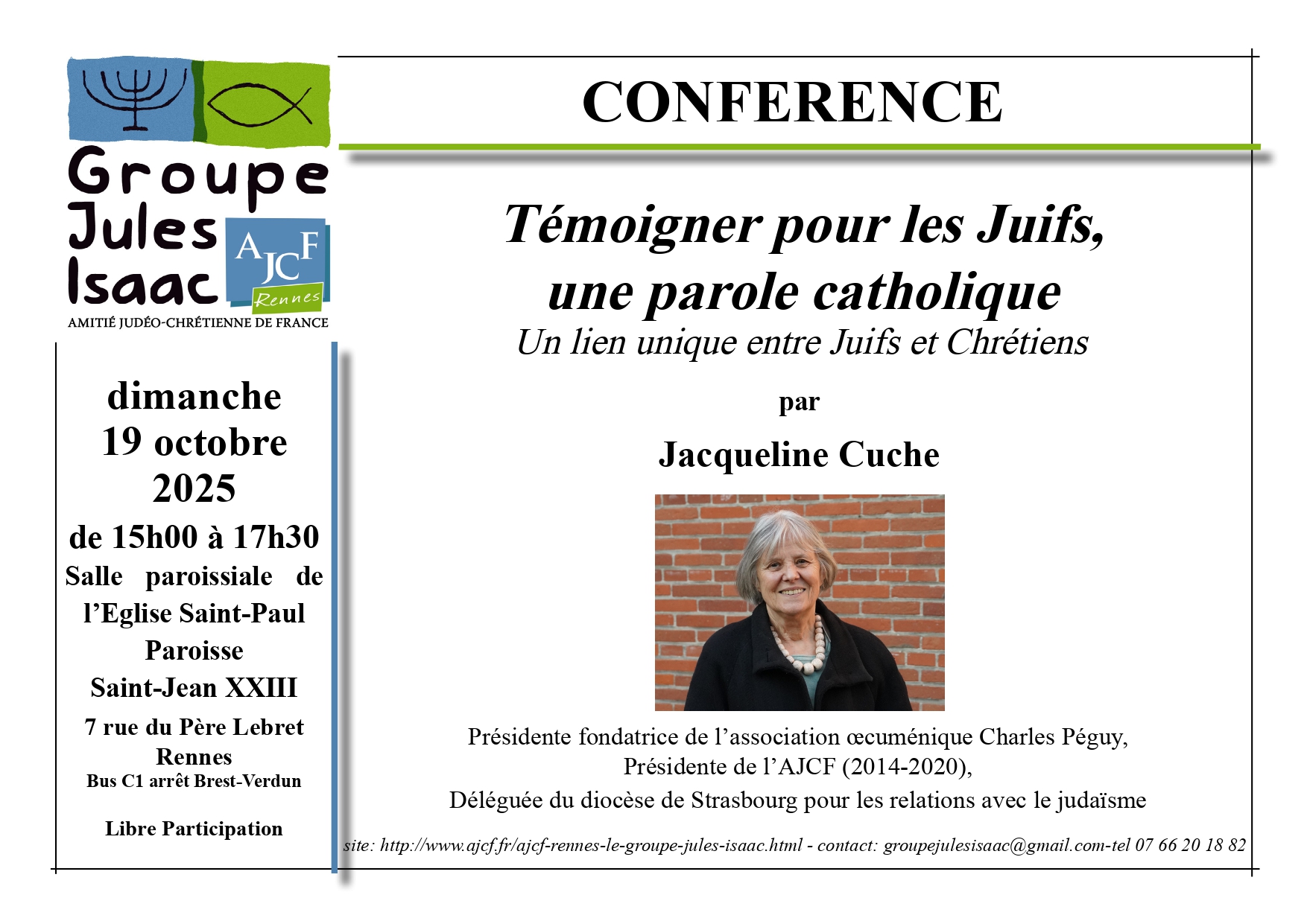 Affiche de la conférence