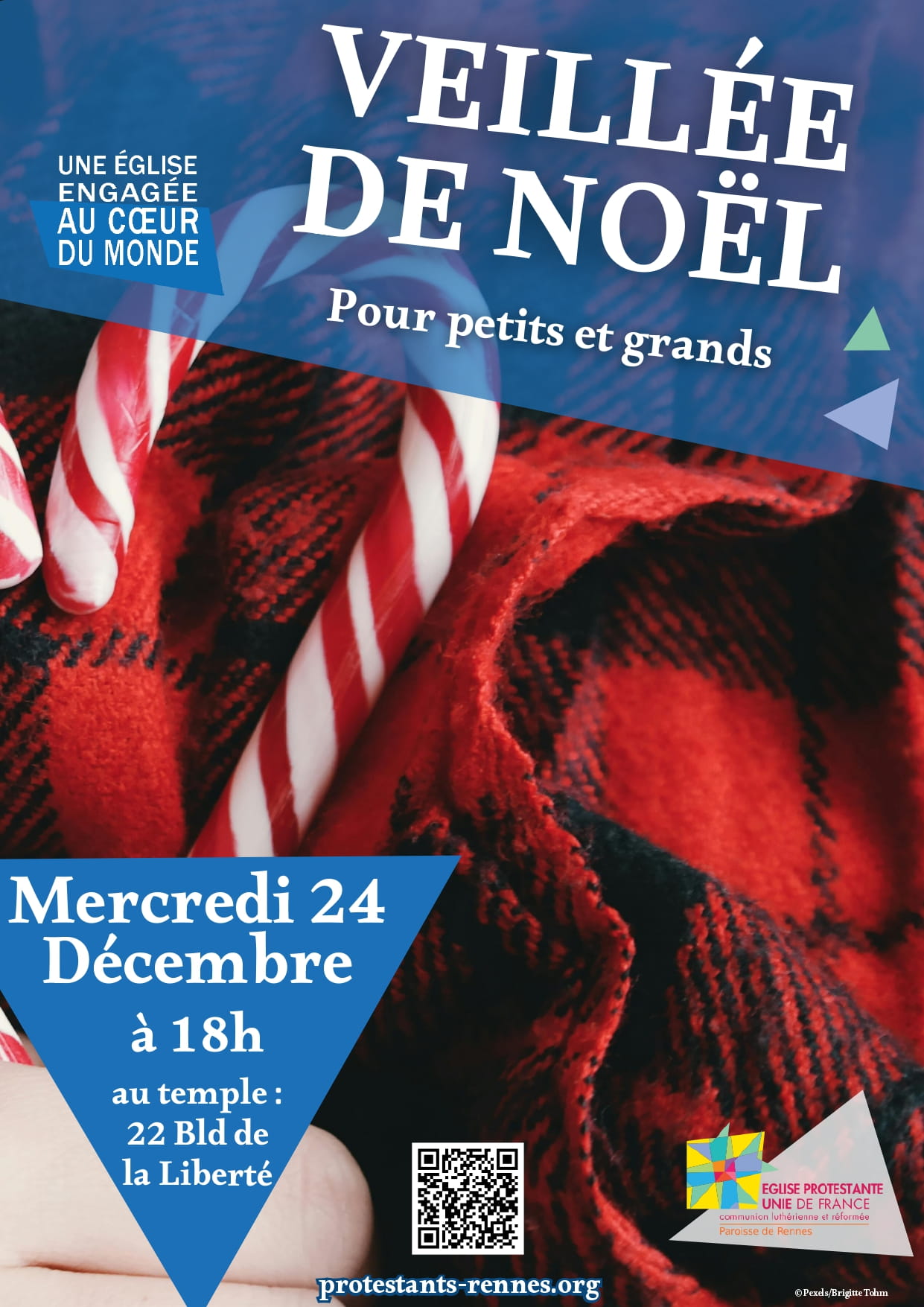 Affiche veillée de Noel