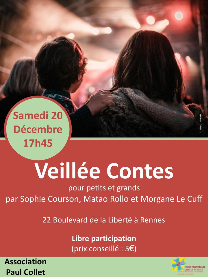 Affiche veillée contes