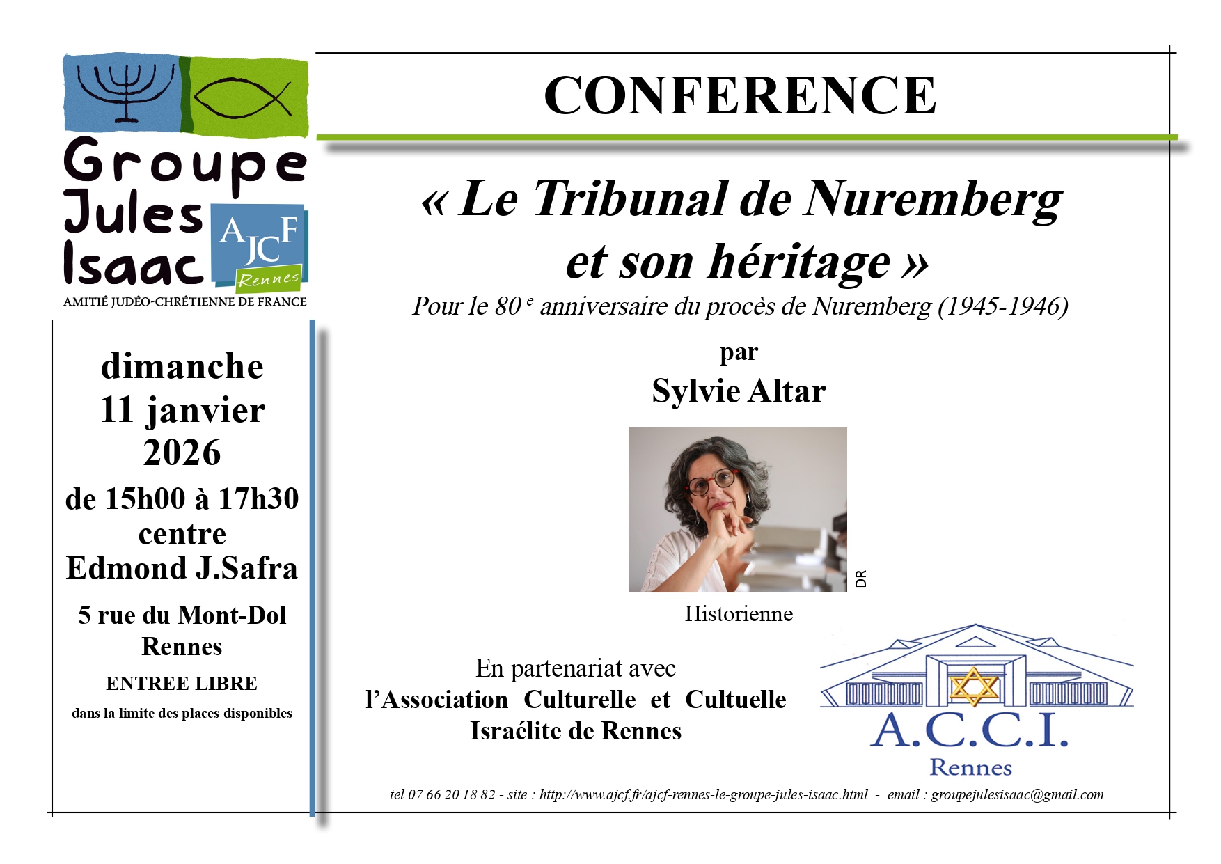 Flyer de la conférence