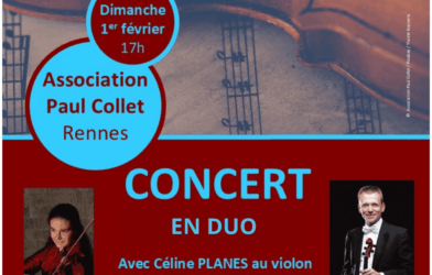 Concert en duo le 1er février au temple