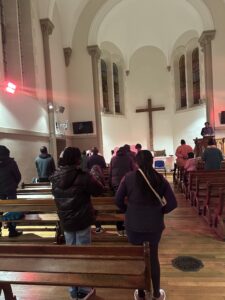 Culte de la communauté évangelique du Congo de Rennes au temple.