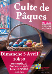 Affiche culte de Pâques