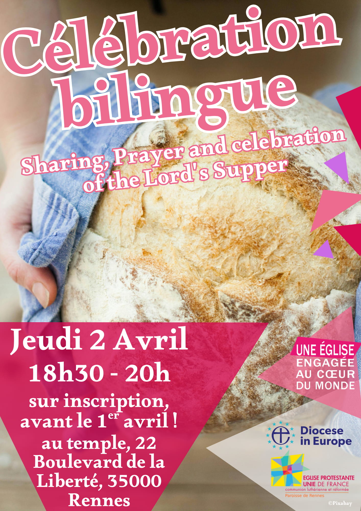 Affiche jeudi saint / Maundy Thursday's poster