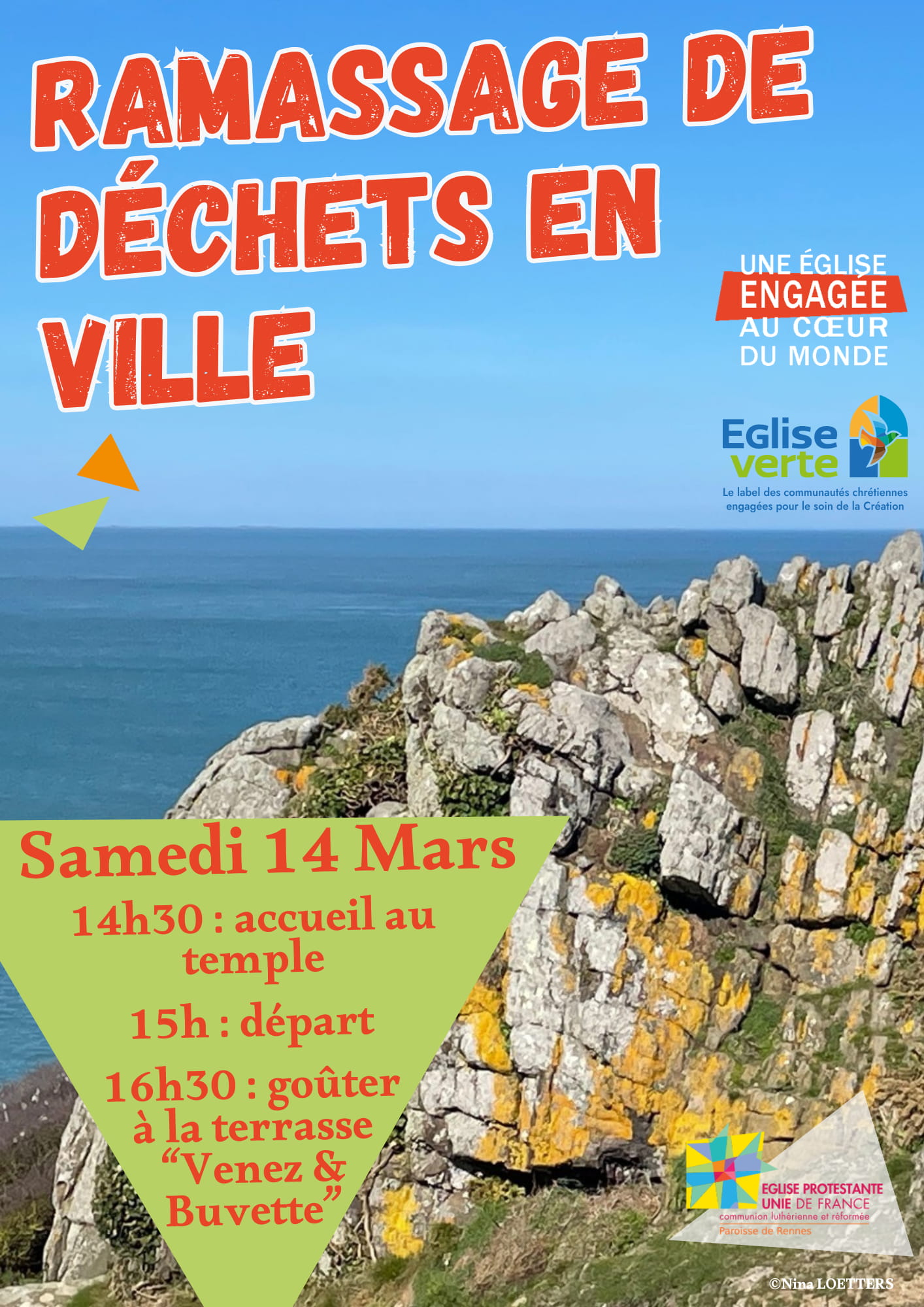 Affiche ramassage des déchets