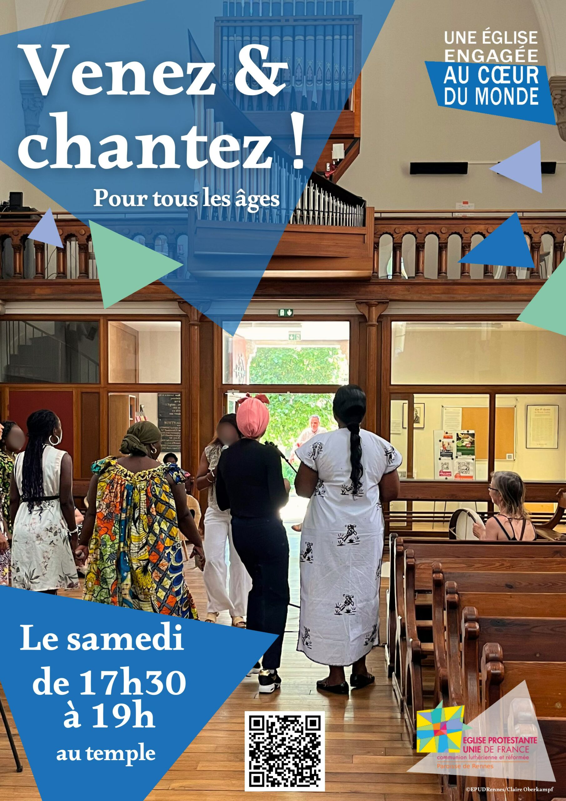 Affiche de la chorale "Venez et chantez"