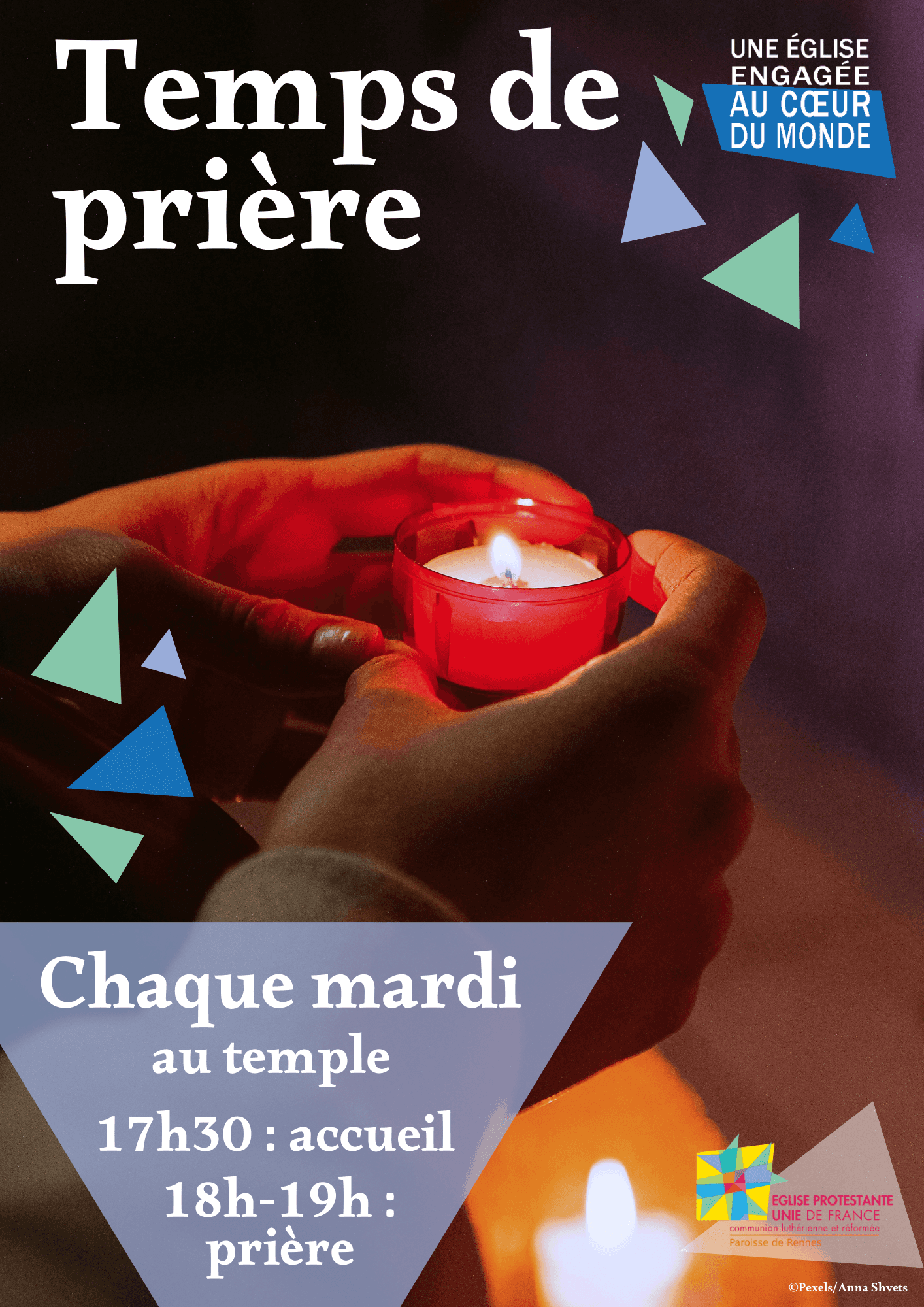 Affiche temps de prière