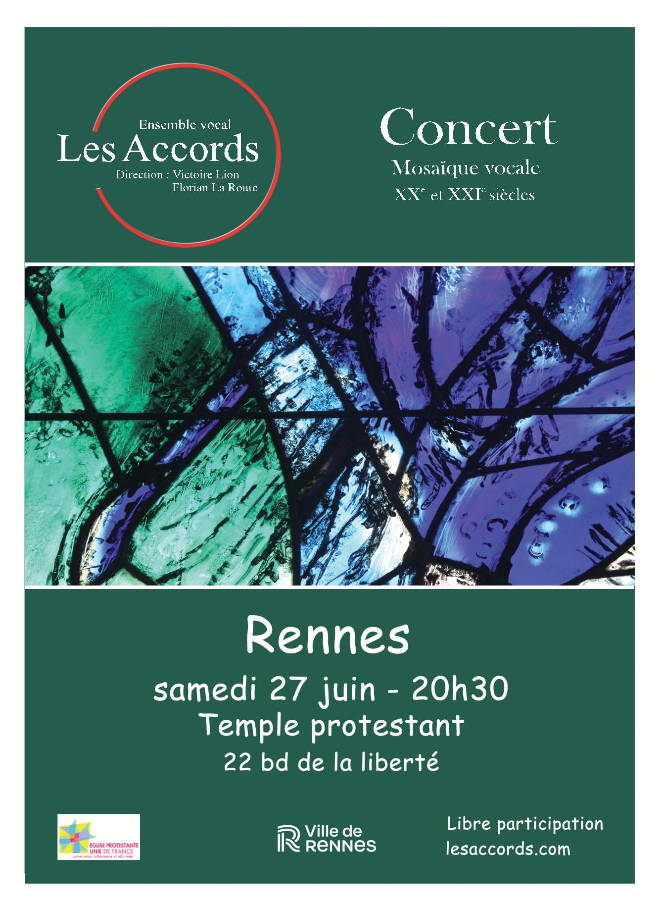 Affiche du concert
