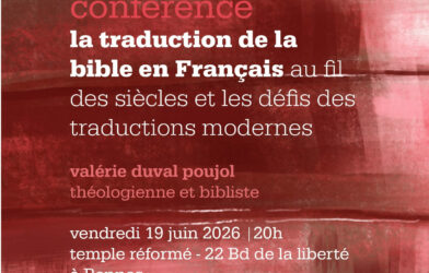 CONFÉRENCE: Les traductions de la Bible
