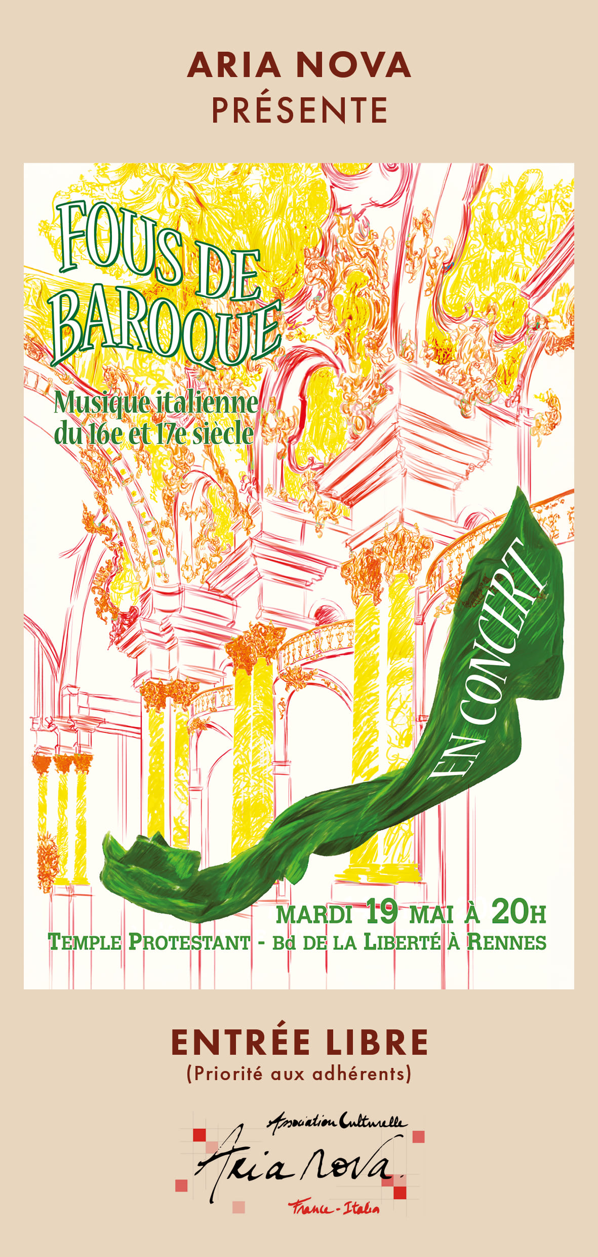 Affiche du concert