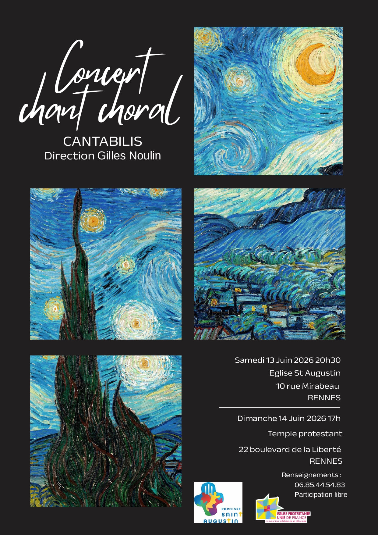 Affiche du concert