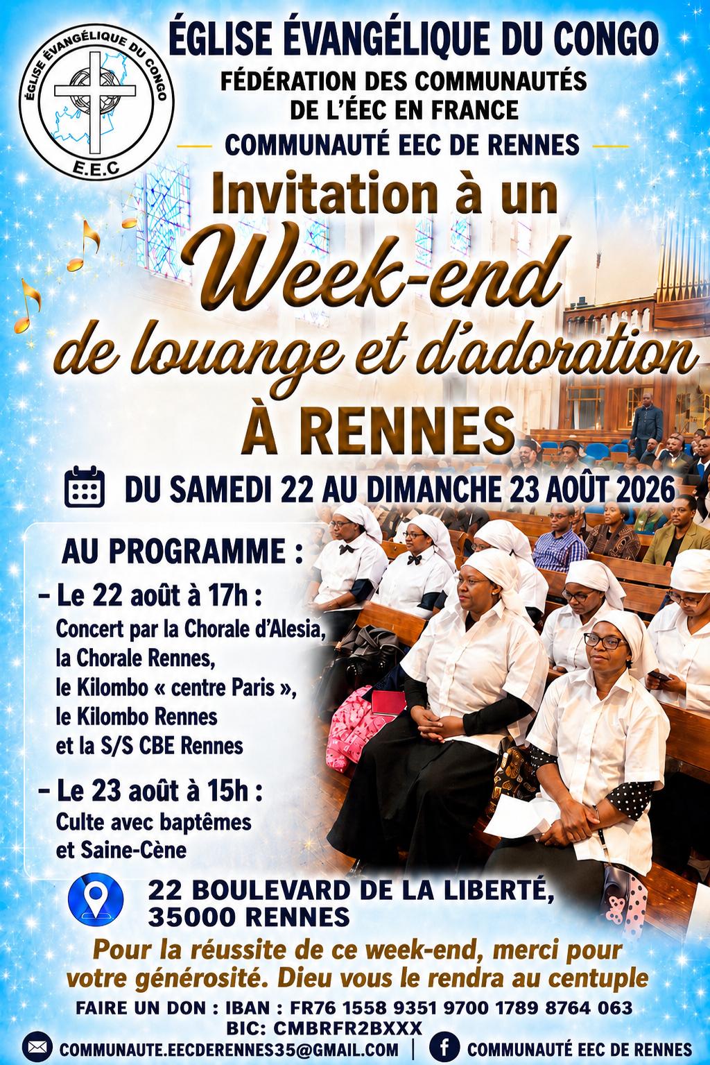 Affiche du concert