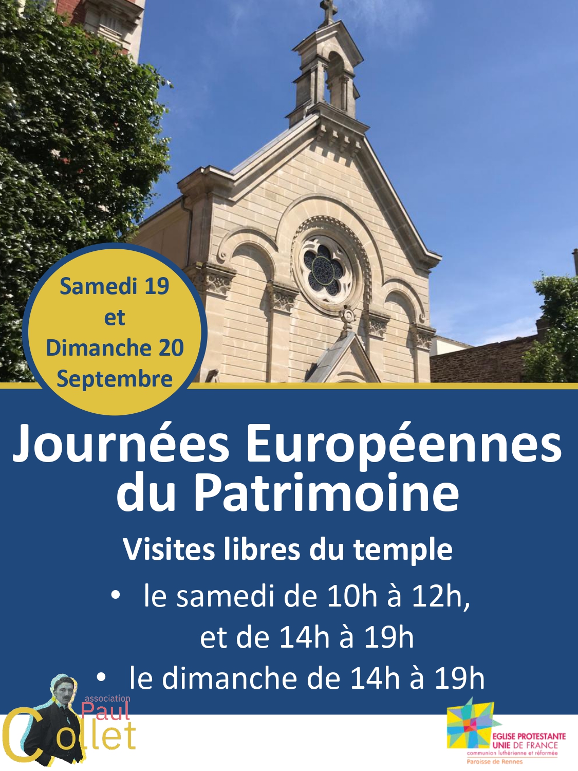 Affiche journée européenne du patrimoine