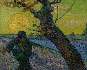 Tableau "Le semeur" de Vincent Van Gohg