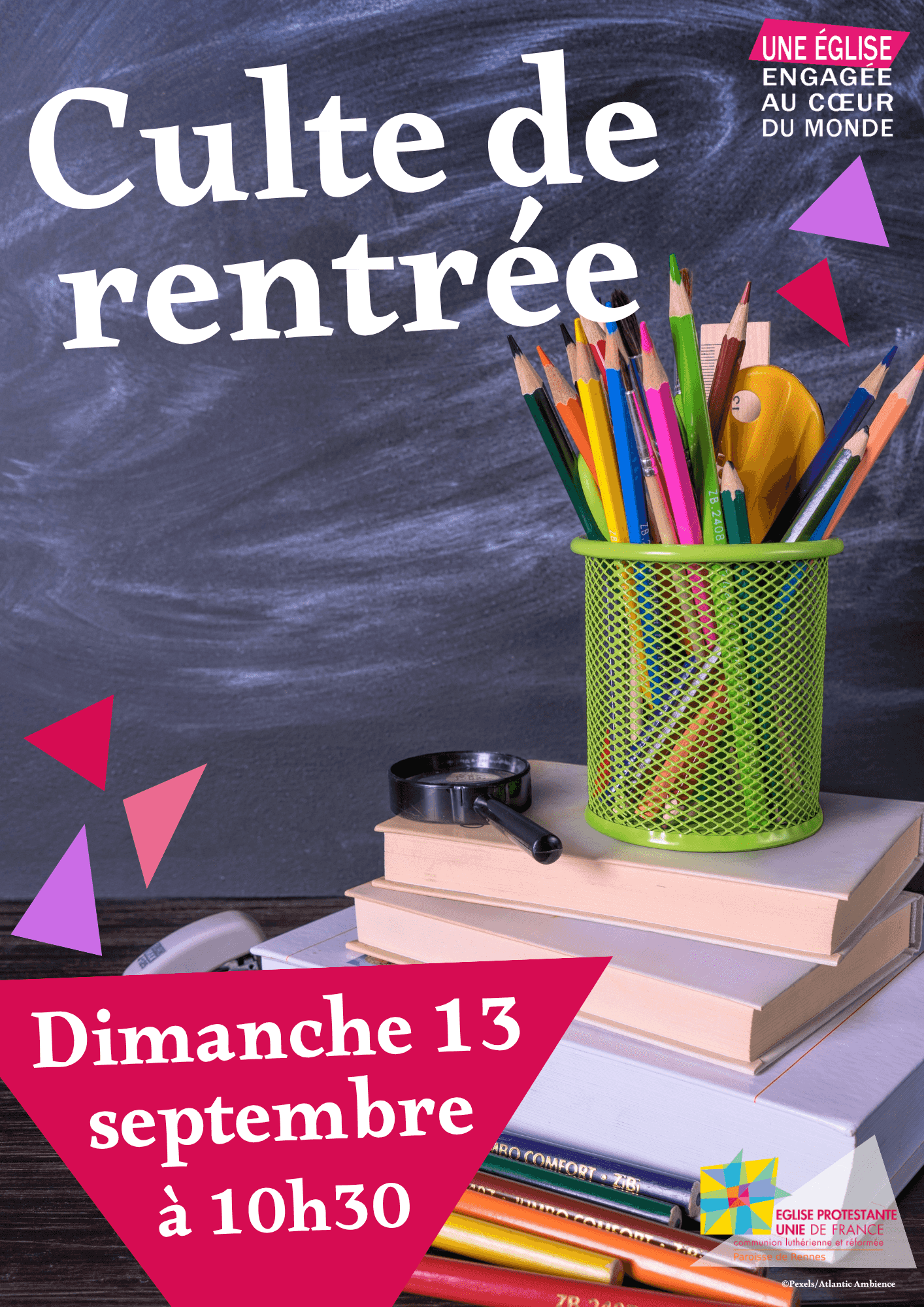 Affiche du culte de rentrée