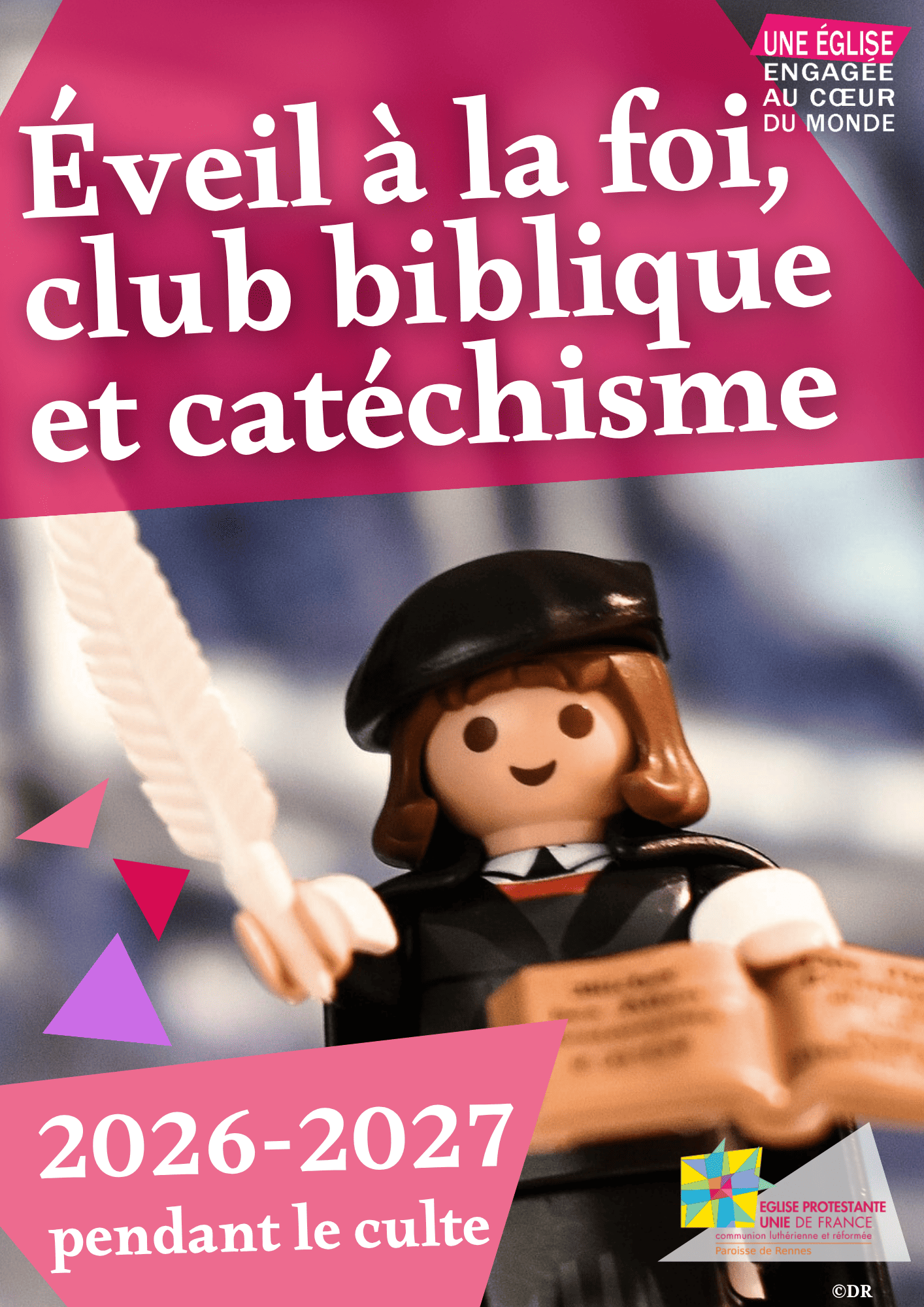 Affiche Eveil à la foi, Club biblique et catéchisme