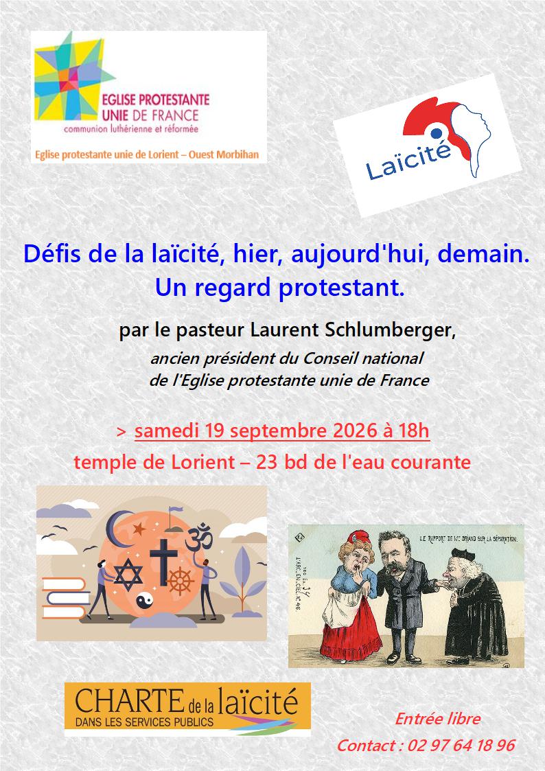 Affiche de la conférenc