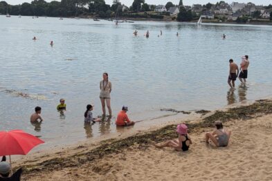 Sur la plage