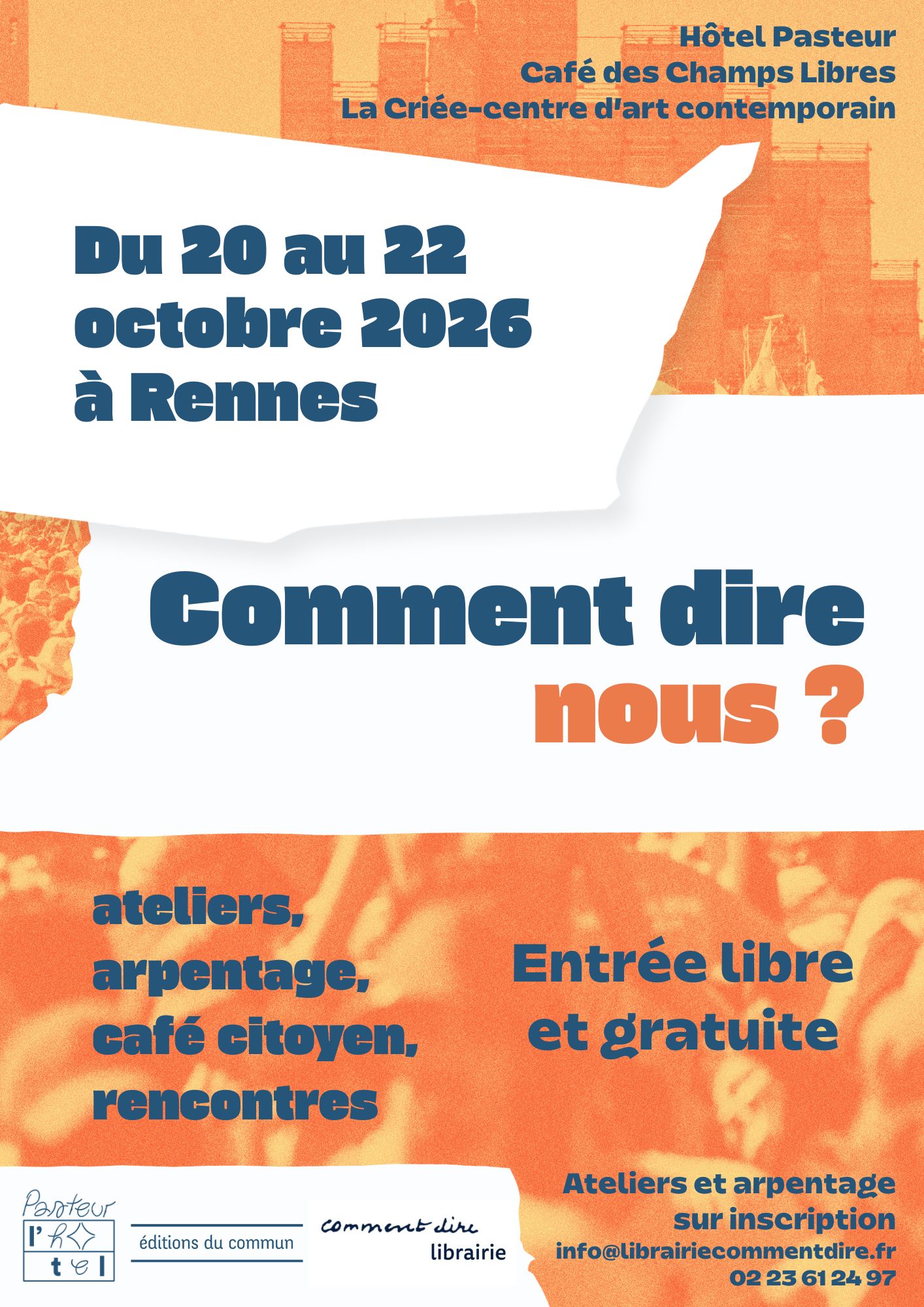 Affiche de l'évènement "Comment dire nous?"