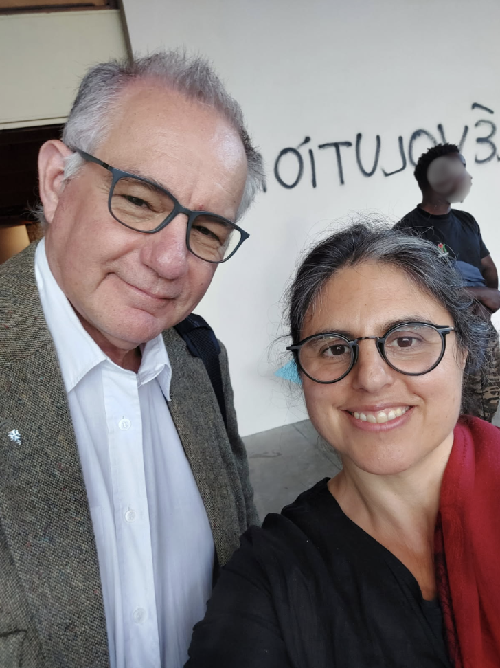 Le pasteur Stucker et la rabbin Floriane Chinsky