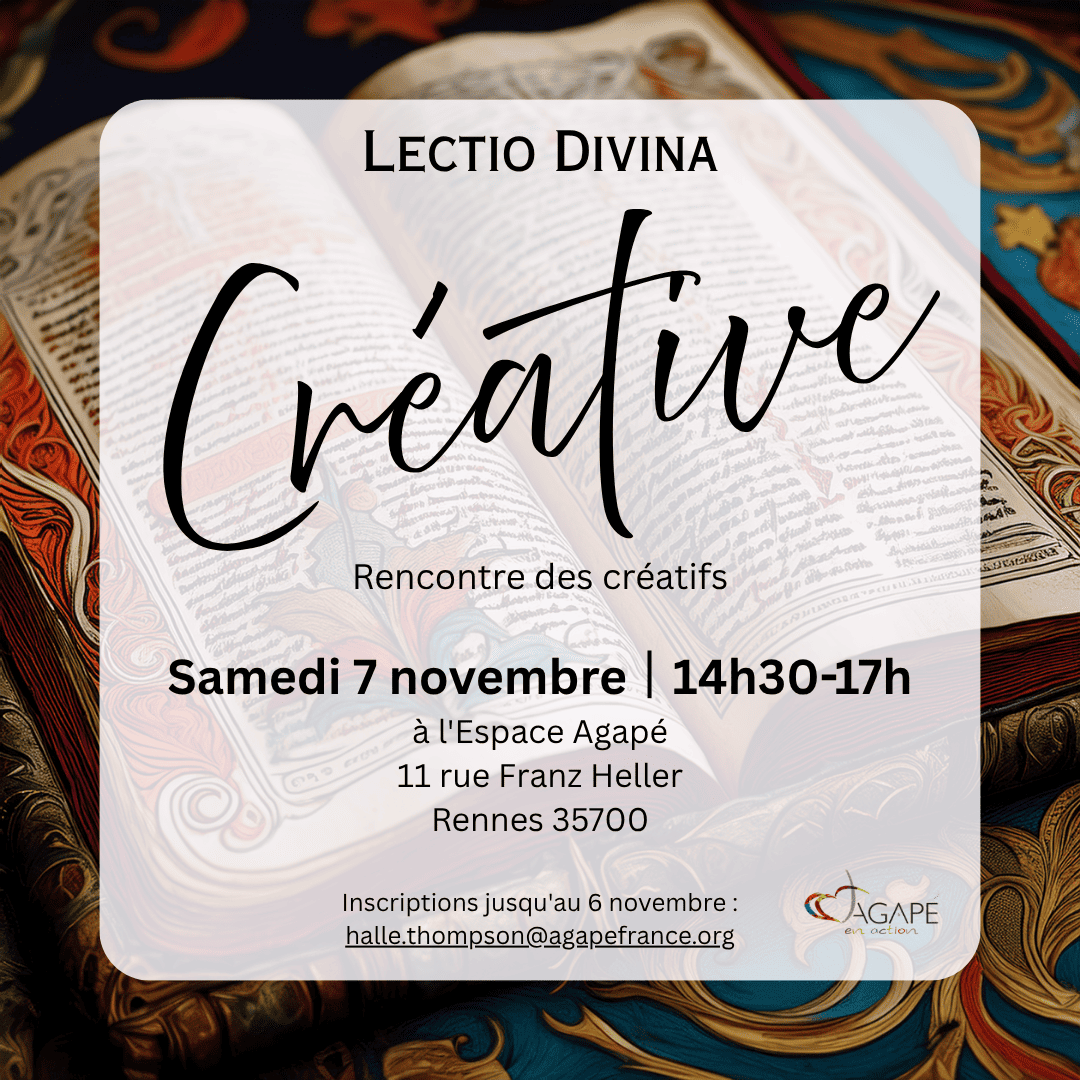 Affiche Lection Divina Créative